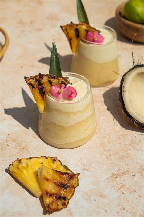 Grilled Pineapple Pi A Colada Craft And Cocktails