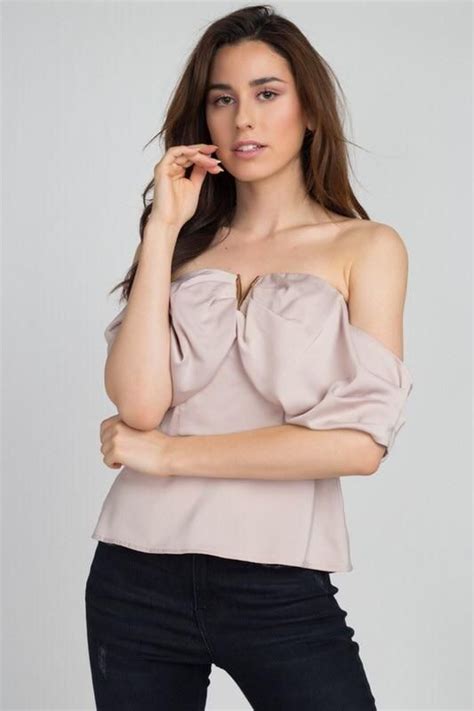 Trisha Strapless Blouse