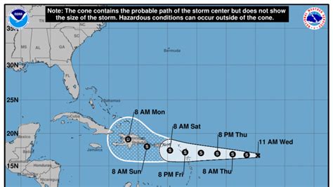 Posible ciclón se forma en el Atlántico rumbo al Caribe