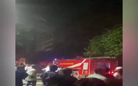 Gujarat 2 Fire Personnel Injured While Dousing Blaze At Surat Multiplex