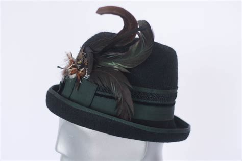 Oktoberfest German Hat Bavarian Hat Men's Fedora Size Medium 57 Black ...