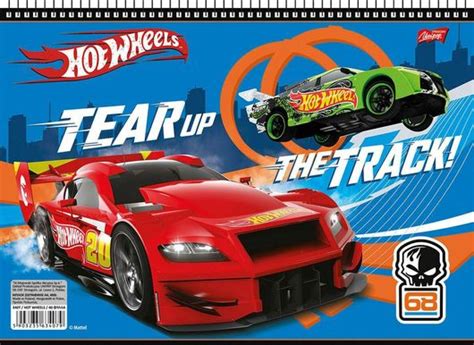Μπλοκ Ζωγραφικής Salko Paper Hot Wheels A x cm Φύλλα SHOPFLIX gr