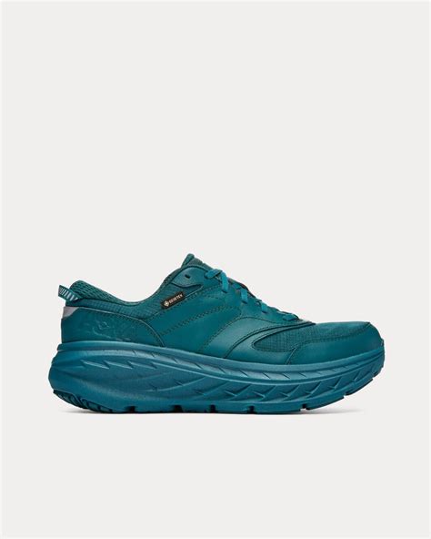 Hoka Bondi L GORE-TEX Deep Teal / Kayaking Running Shoes - Sneak in Peace