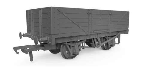 5 Plank Wagon Diagram 1666 Lms Bauxite 217624 Rapido Trains 937007