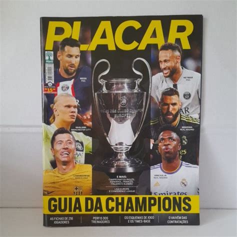 Revista Placar Guia Da Champions Shopee Brasil