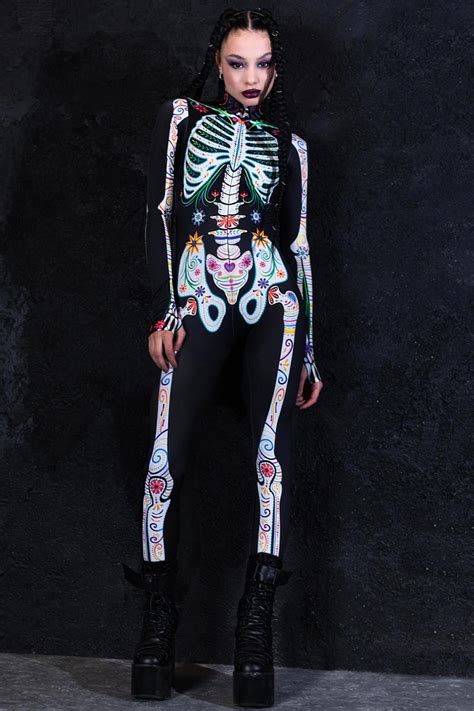 Sugar Skeleton Costume for Day of the Dead | Devil Walking