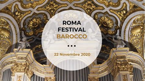 Roma Festival Barocco A Roma 2020 RM Lazio Eventi E Sagre