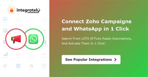 Connect Zoho Campaigns WhatsApp Integrations 1 Integrations