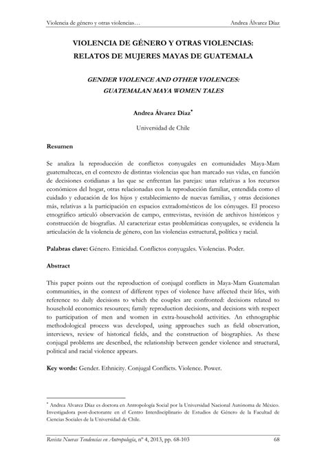 Pdf Violencia De GÉnero Y Otras Violencias Relatos De Mujeres Mayas