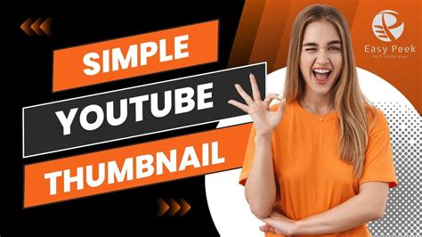 How To Make A Simple Youtube Thumbnail By Canva Youtube