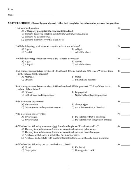 Chapter 8 Practice With Answers Exam Name