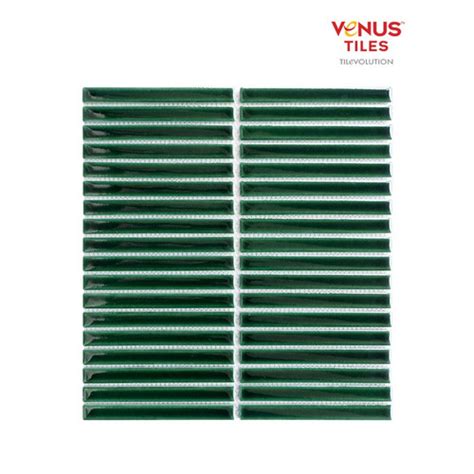 Jual Venus Mosaico Pottery Linea Striped Ice Green Kota Depok