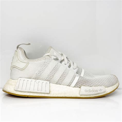 Adidas Mens Nmd R1 D96635 White Running Shoes Sneakers Size 9 Ebay