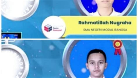 OSN 2022 Mosa Sukses Rebut 2 Medali Perak SMA Negeri Modal Bangsa Aceh