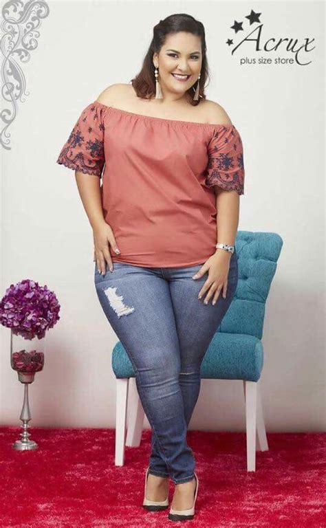 Pin By Berna Mena Araya On Blusas Plus Size Fashion Plus Size