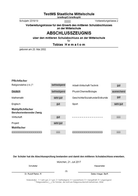 Beschreibung Amtliche Schulverwaltung Dokumentation