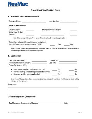 Fillable Online Fraud Alert Instructions And Form Fax Email