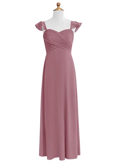 Vintage Mauve Azazie Keanna JBD Junior Bridesmaid Dresses Azazie