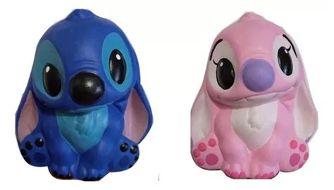 Alcancias Stitch Y Angel Ceramica Fiesta Recuerdos Meses Sin Inter S