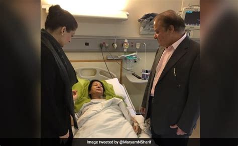 Nawaz Sharifs Wife Kulsoom Conscious But Still On Ventilator