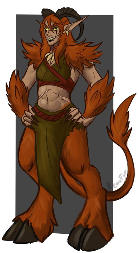 Female Satyr By Renufur On Deviantart