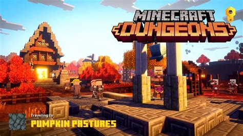 Minecraft Dungeons Pumpkin Pasture Mission Pasture Growing Pumpkins