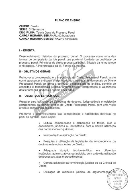 Pdf Plano De Ensino Curso SÉrie Disciplina Carga · Princípios De