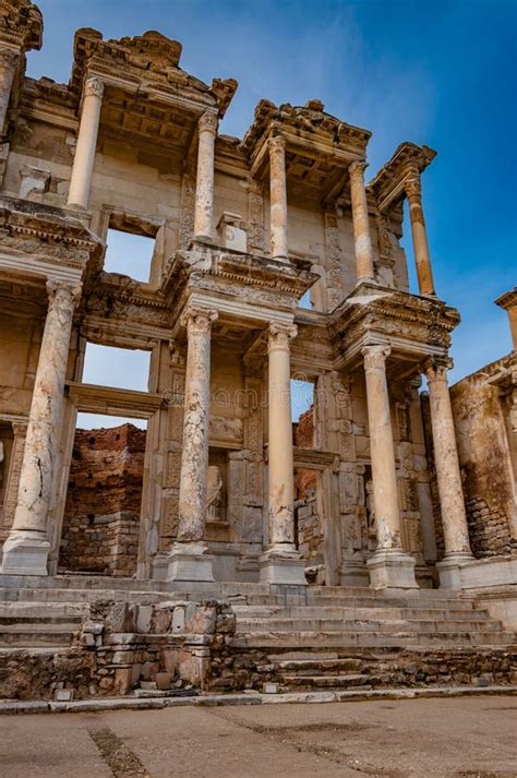 Library Of Celsus In Ephesus Ancient City In Turkey UNESCO World