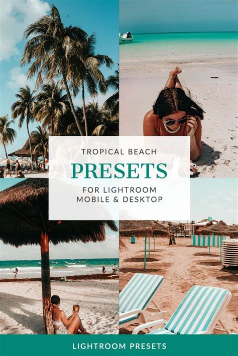 Beach Presets Lightroom Mobile Hawaii Preset Mexico Preset