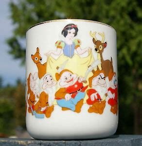 Walt Disney Coffee Mug Tea Cup Snow White And The Seven Dwarfs Japan