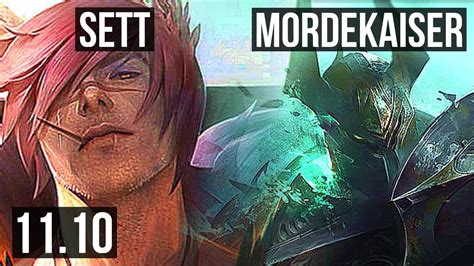 Sett Vs Mordekaiser Top 1116 7 Solo Kills 800 Games Legendary