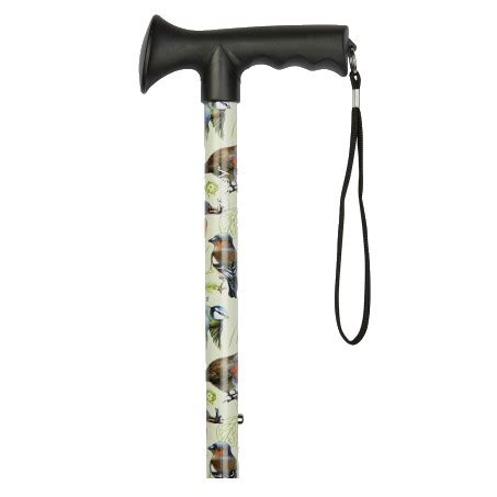 Ziggy Birds Folding Cane With Gel Handle Health And Care