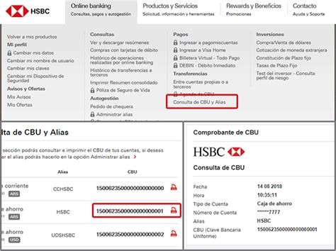 Operaciones Disponibles Ayuda HSBC Argentina