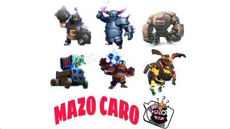 JUGANDO CON EL MAZO MAS CARO DE CLASH ROYALE YouTube