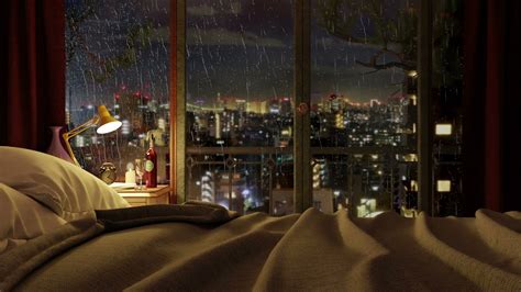 Cozy Bedroom Ambience Rain Sounds For Sleep And Relaxing 🎧 Youtube