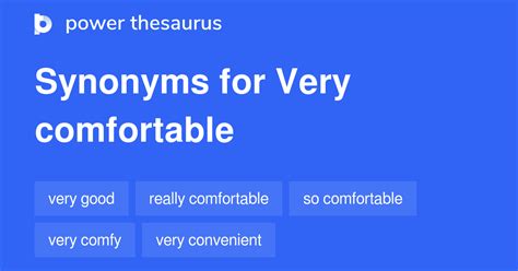 3 Idioms About Very Comfortable