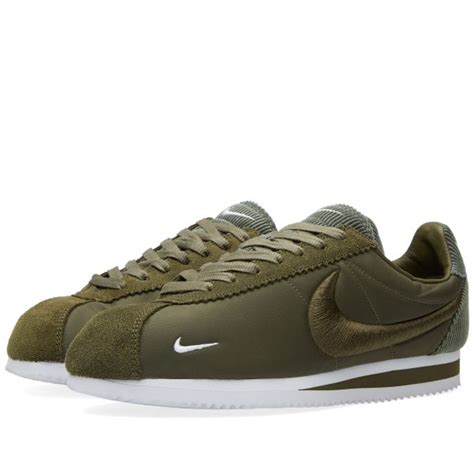 Nike Classic Cortez Sp Medium Olive And White End Us