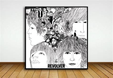 Beatles Revolver Art Music Album Cover Music Poster Wall Art For Living ...