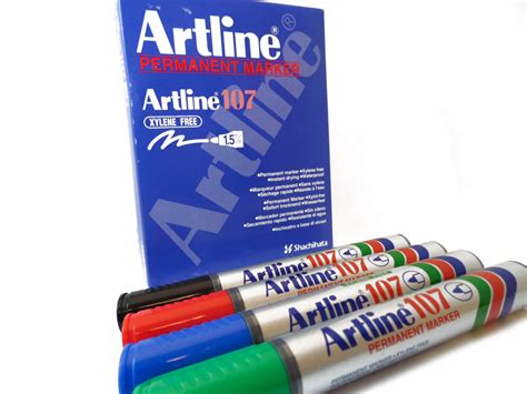 Marcador Artline Permanente EK 107 Papelería Trazos