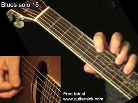 Blues Guitar Solo 15 Acoustic Flatpicking GuitarNick Acoustic