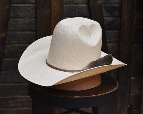 lr crema   brim open crown straw hat la raza western wear