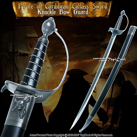 315 Classic Caribbean Pirate Cutlass Sword Bow Guard Cosplay Movie