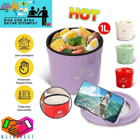 Jual Elektrik Cooking Pot Mini Rice Cooker L Anti Lengket Panci