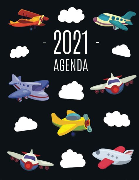 Buy Avión Agenda 2021 Planificador Annual Enero a Diciembre 2021