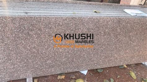 Polished Big Slab Chima Pink Granite Thickness 15 20 Mm At Rs 50