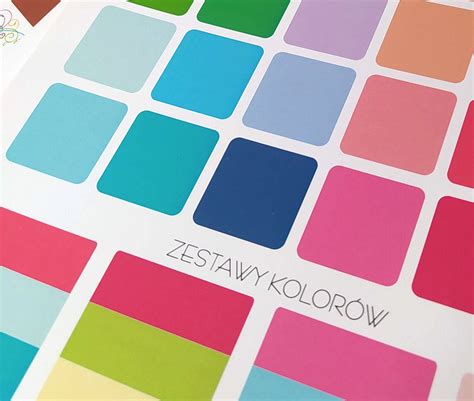 Paleta Kolorów Dla Typów Urody Format A4 Sklep Styleawarepl