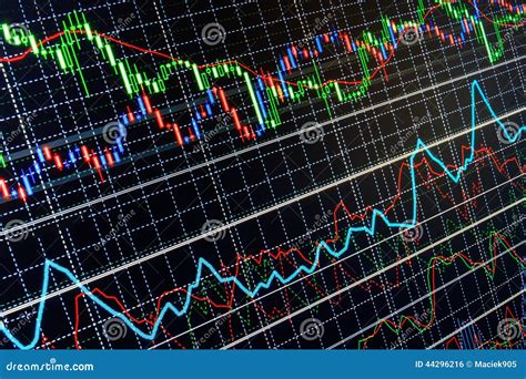 Il Mercato Azionario Cita Il Grafico Illustrazione Di Stock Illustrazione Di Tabella Analisi