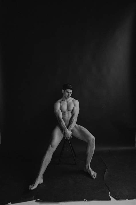 Man In The Nude Studio Session Lena Nugent Photography Boston Studio