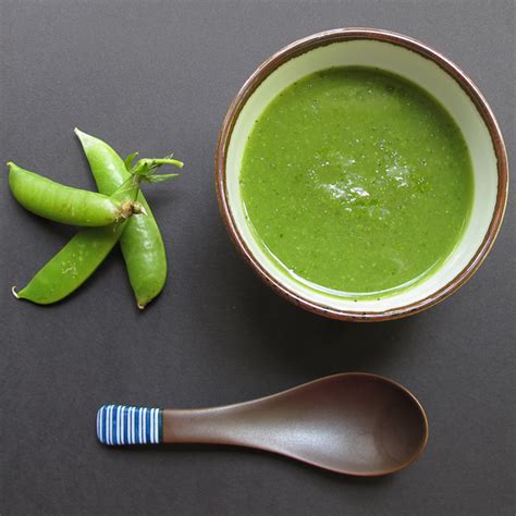 Super Simple Sugar Snap Pea Soup Dailywaffle