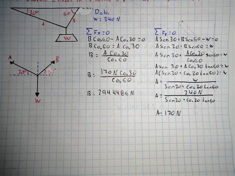 Encuentra La Tensi N En Las Cuerdas A Y B De La Figura Que Se Muestra A